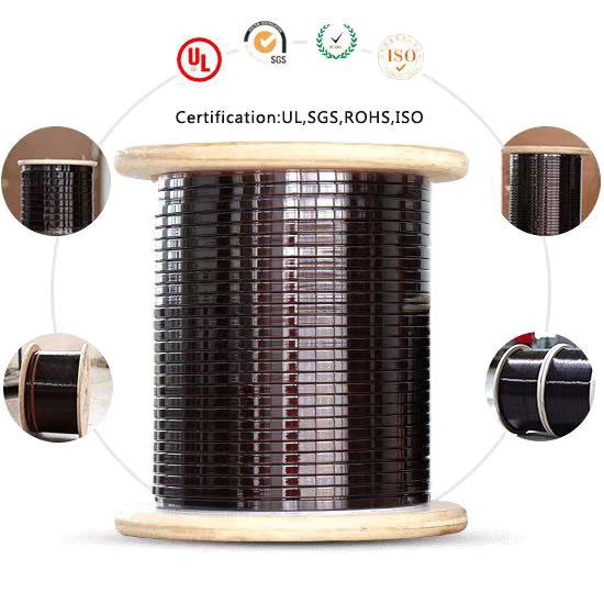 Enameled Flat Aluminum Wire